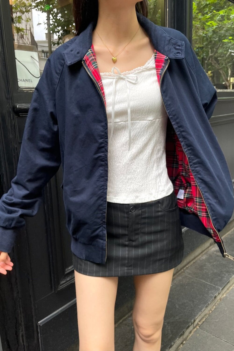 Linzy Jacket | Navy Blue / Regular Fit