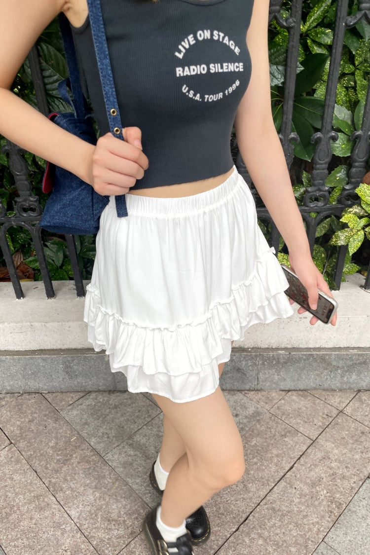Este Skirt | White / XS/S
