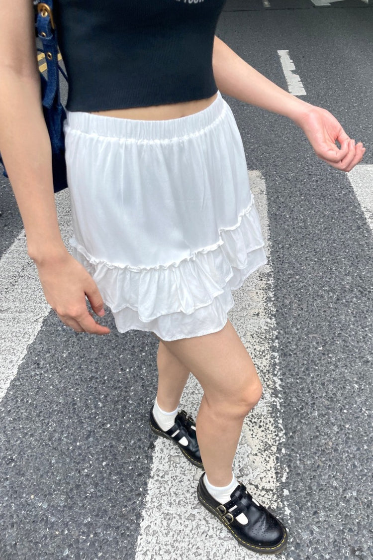 Este Skirt | White / XS/S