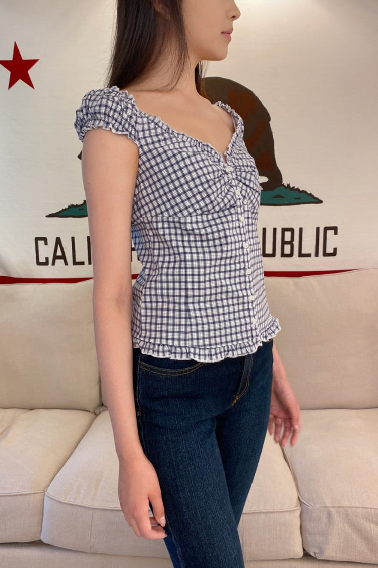 Elena Plaid Top | Elena Plaid Top