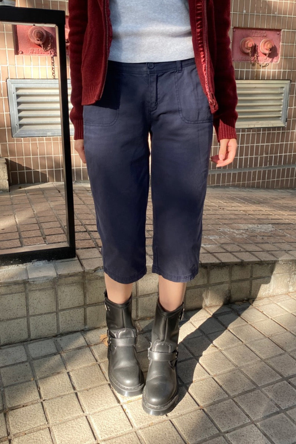 Maude Capri Pans | Blue Navy / XS/S
