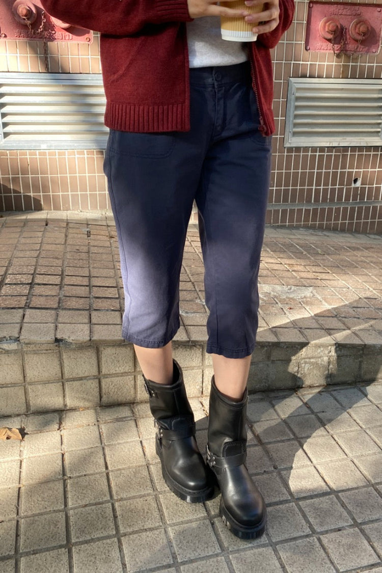 Maude Capri Pans | Blue Navy / XS/S