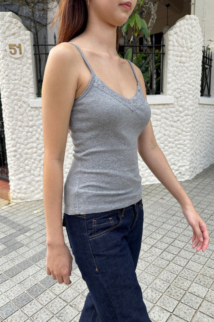 Lilith Tank | Grey Marl / XS/S