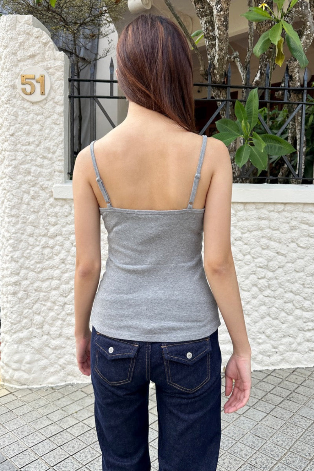 Lilith Tank | Grey Marl / XS/S