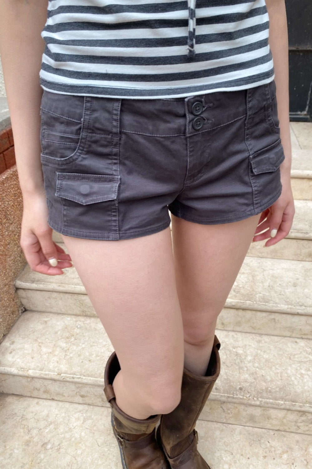 Agata Shorts | Ash Faded Navy / XS/S