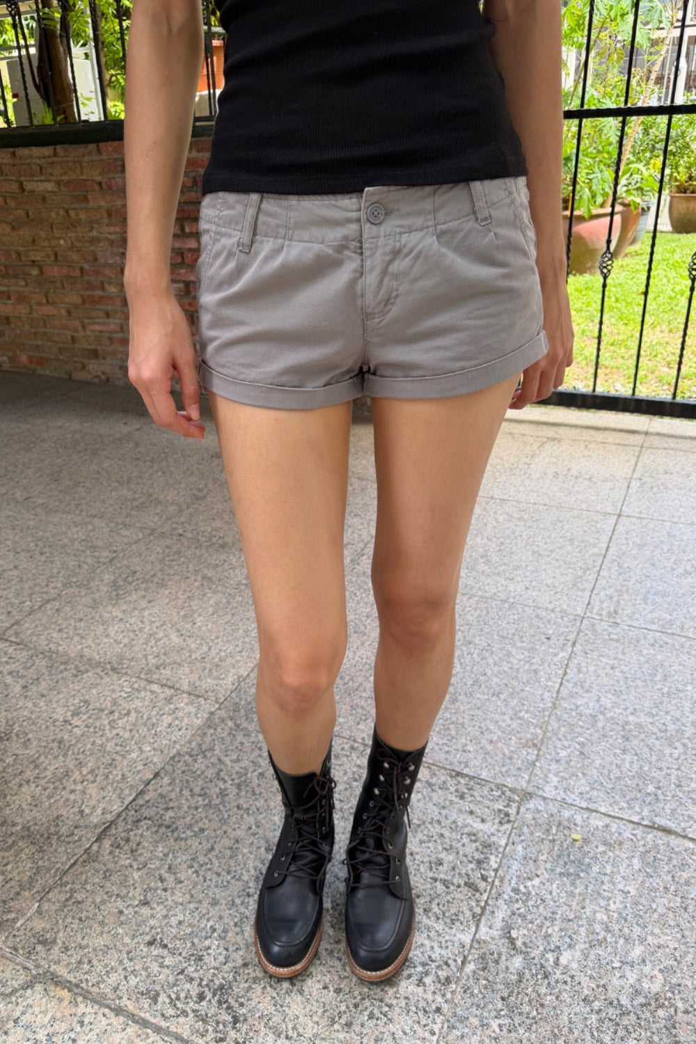 Kasia Shorts | Light Charcoal Grey / XS/S