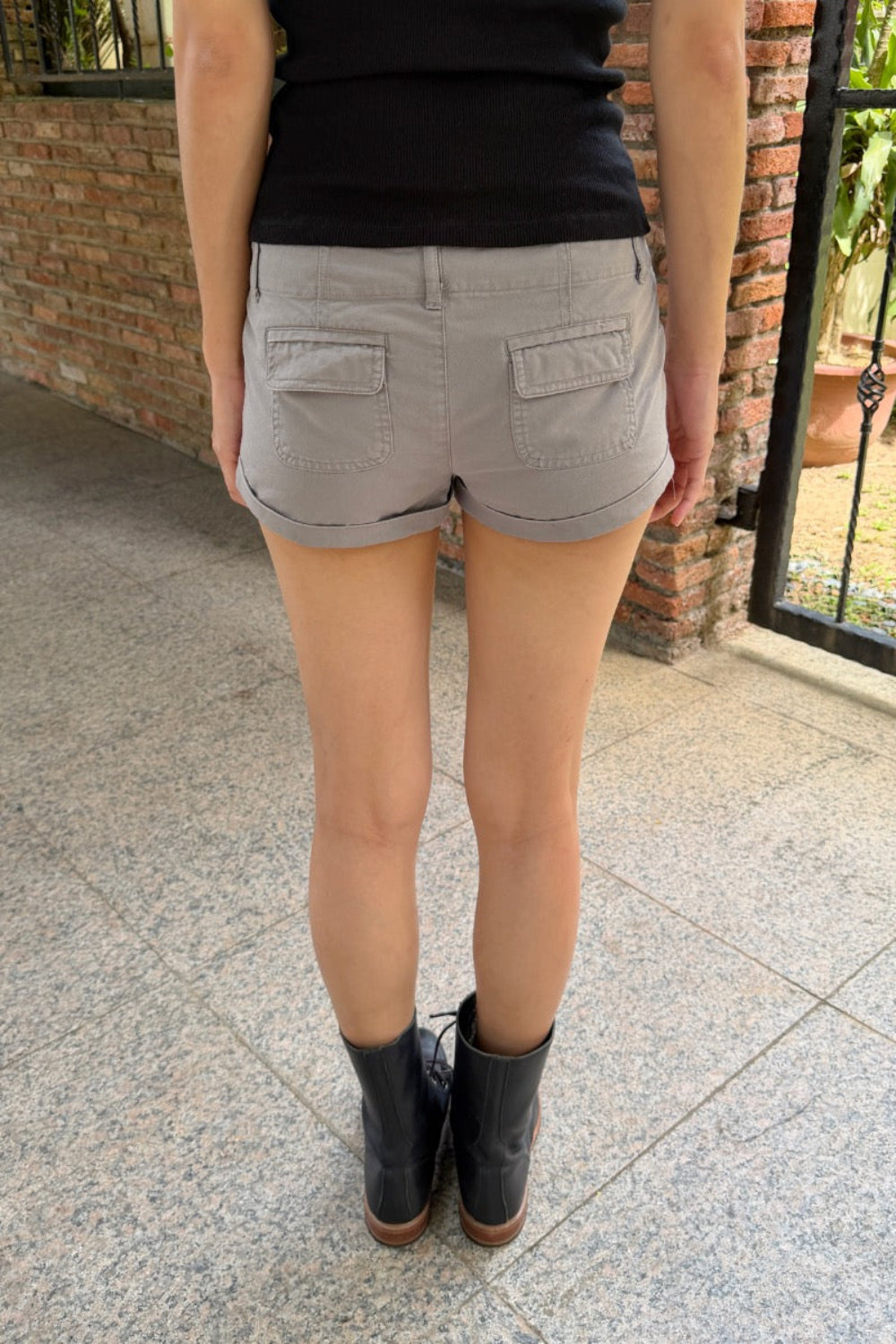 Kasia Shorts | Light Charcoal Grey / XS/S