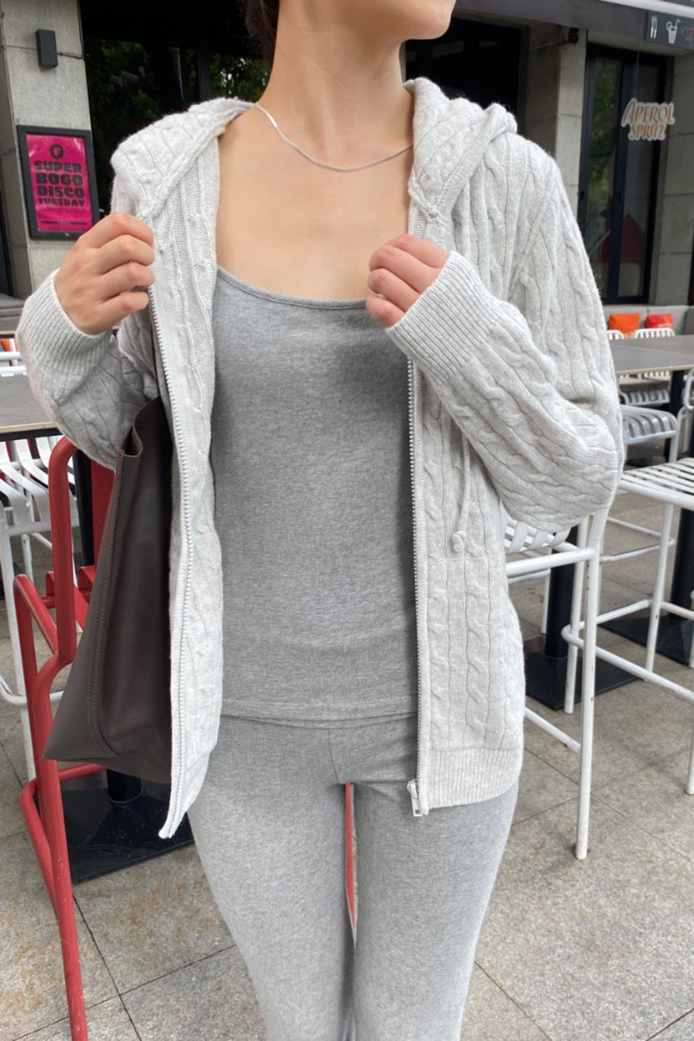 Arna Wool Sweater | Light Heather Grey / Regular Fit
