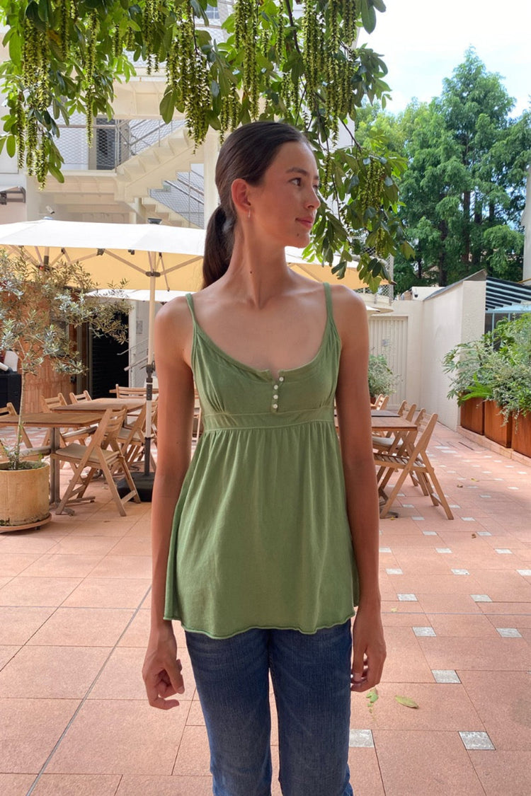Naia Tank | Olive Green / XS/S