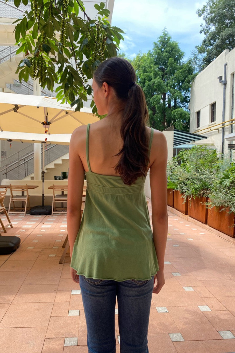 Naia Tank | Olive Green / XS/S