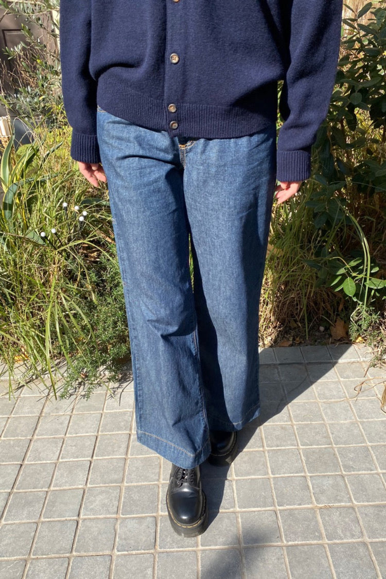 Frankie Denim Pants | Dark Denim / S