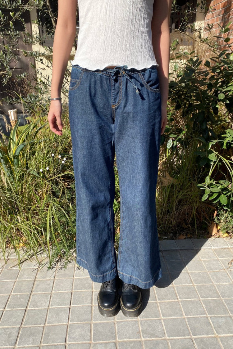 Frankie Denim Pants | Dark Denim / S