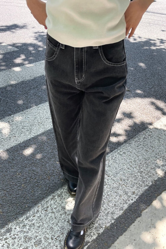  Faded Black Denim / S/M
