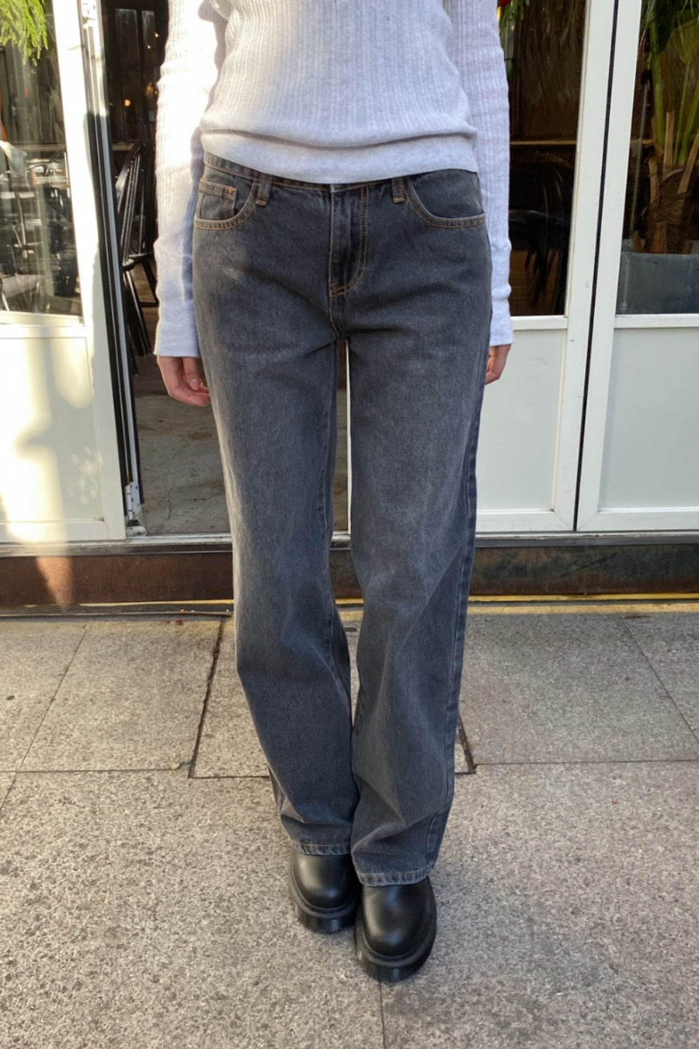 Jenna Jeans | Faded Black Denim / S