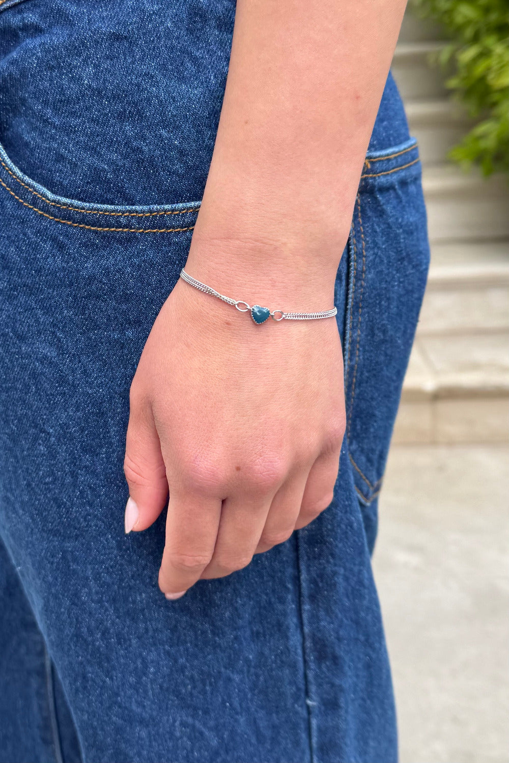 Heart Bracelet | Silver