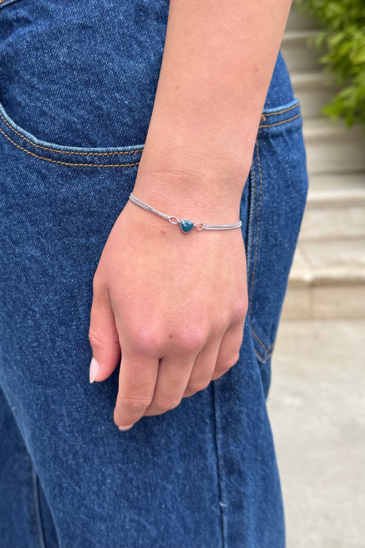 Heart Bracelet | Silver