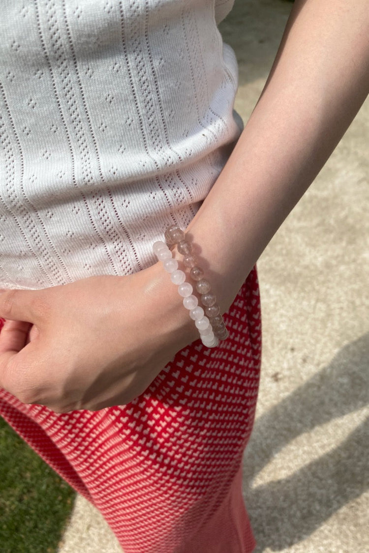 Pink Beaded Bracelet | Pink