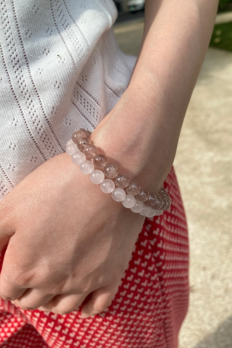 Pink Beaded Bracelet | Pink