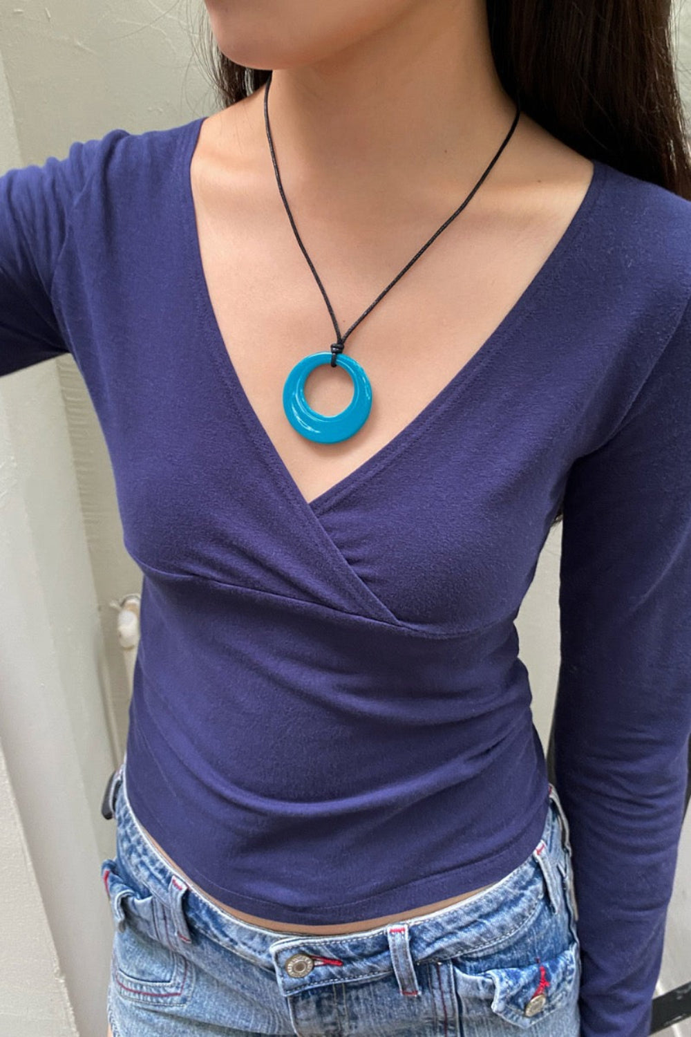 Rope necklace | Teal