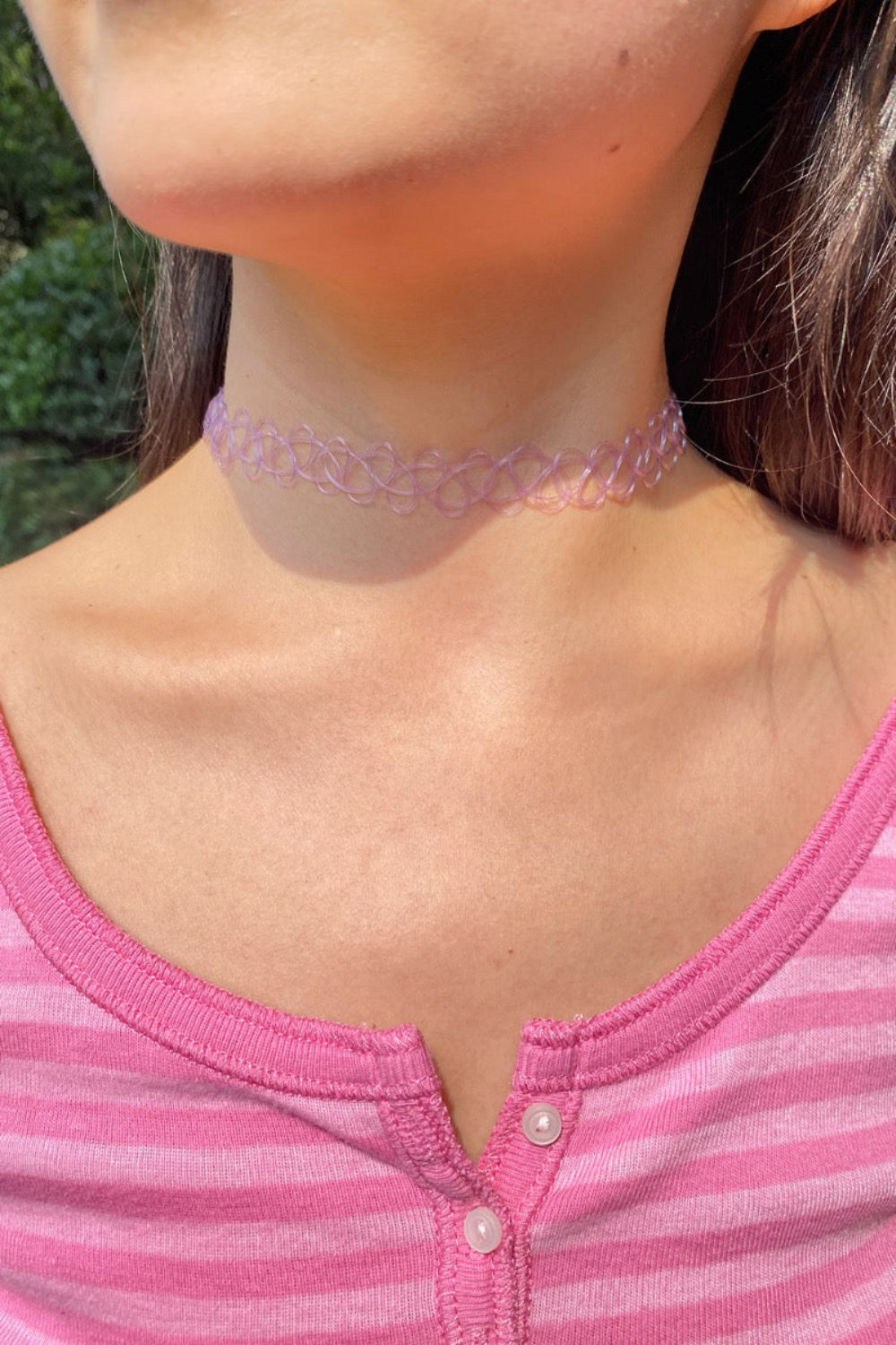 Pink Choker | Light Pink