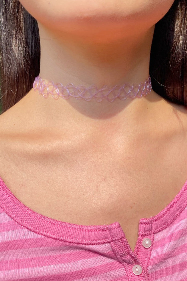 Pink Choker | Light Pink