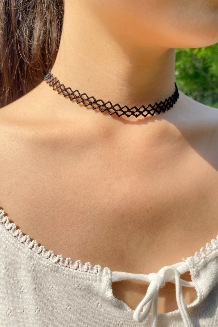 Choker Necklace | Black