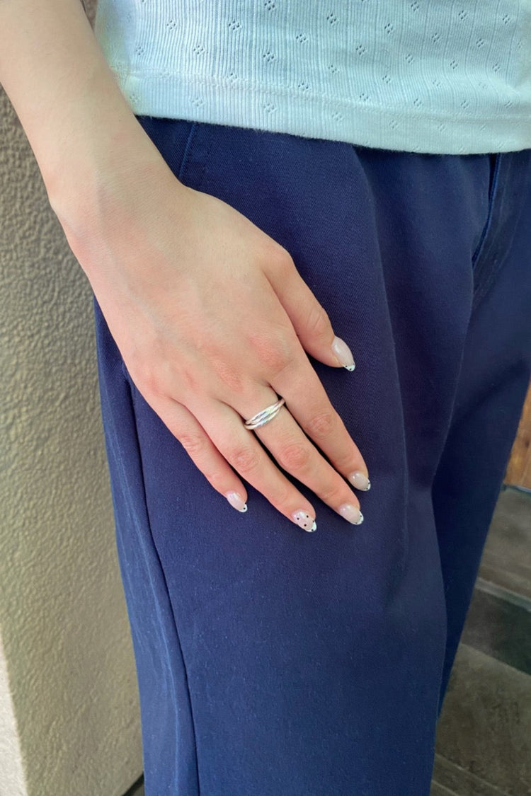 Interlocking Ring | Silver