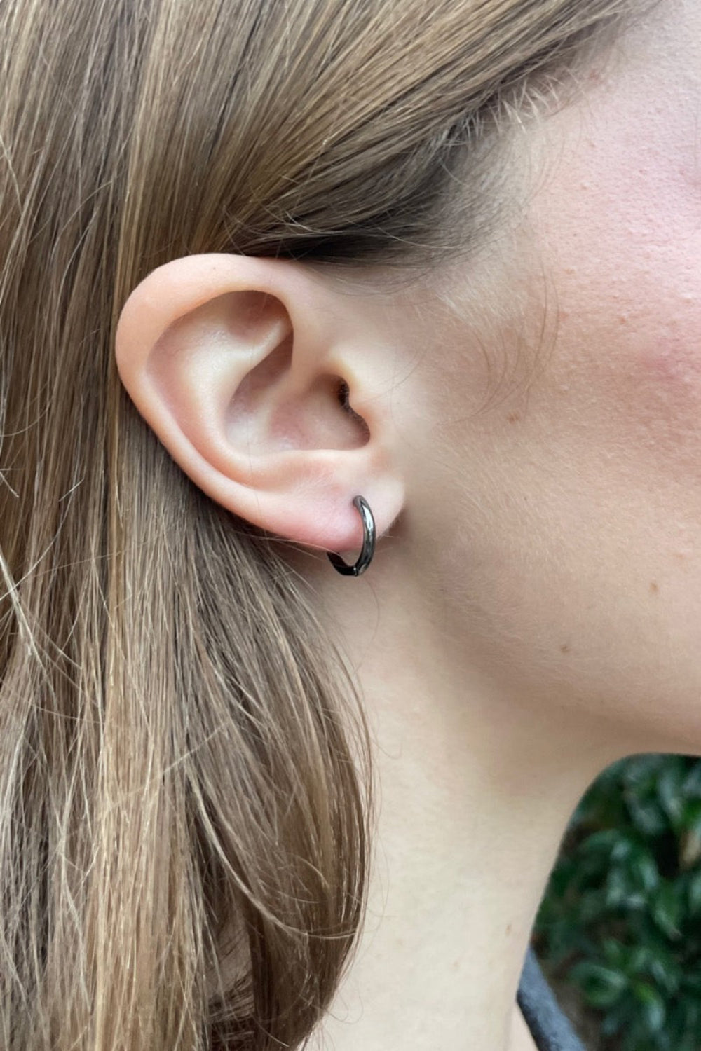 Mini Hoops | Gunmetal Grey