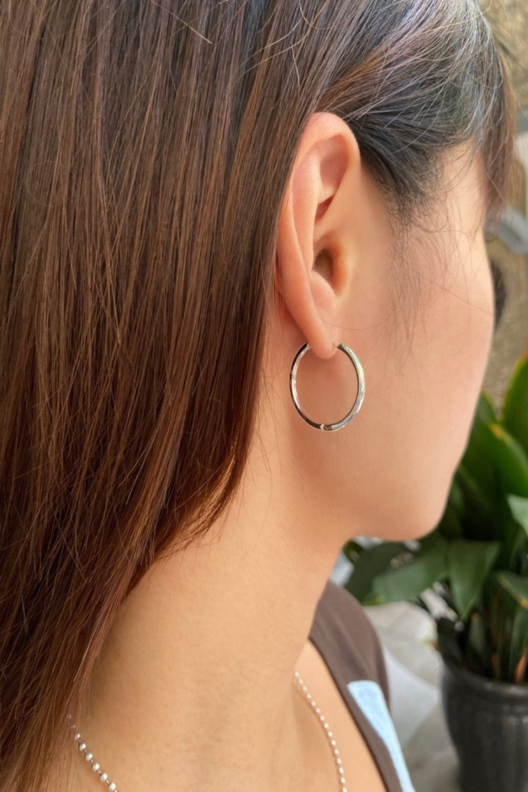 Hoop Earrings | Silver