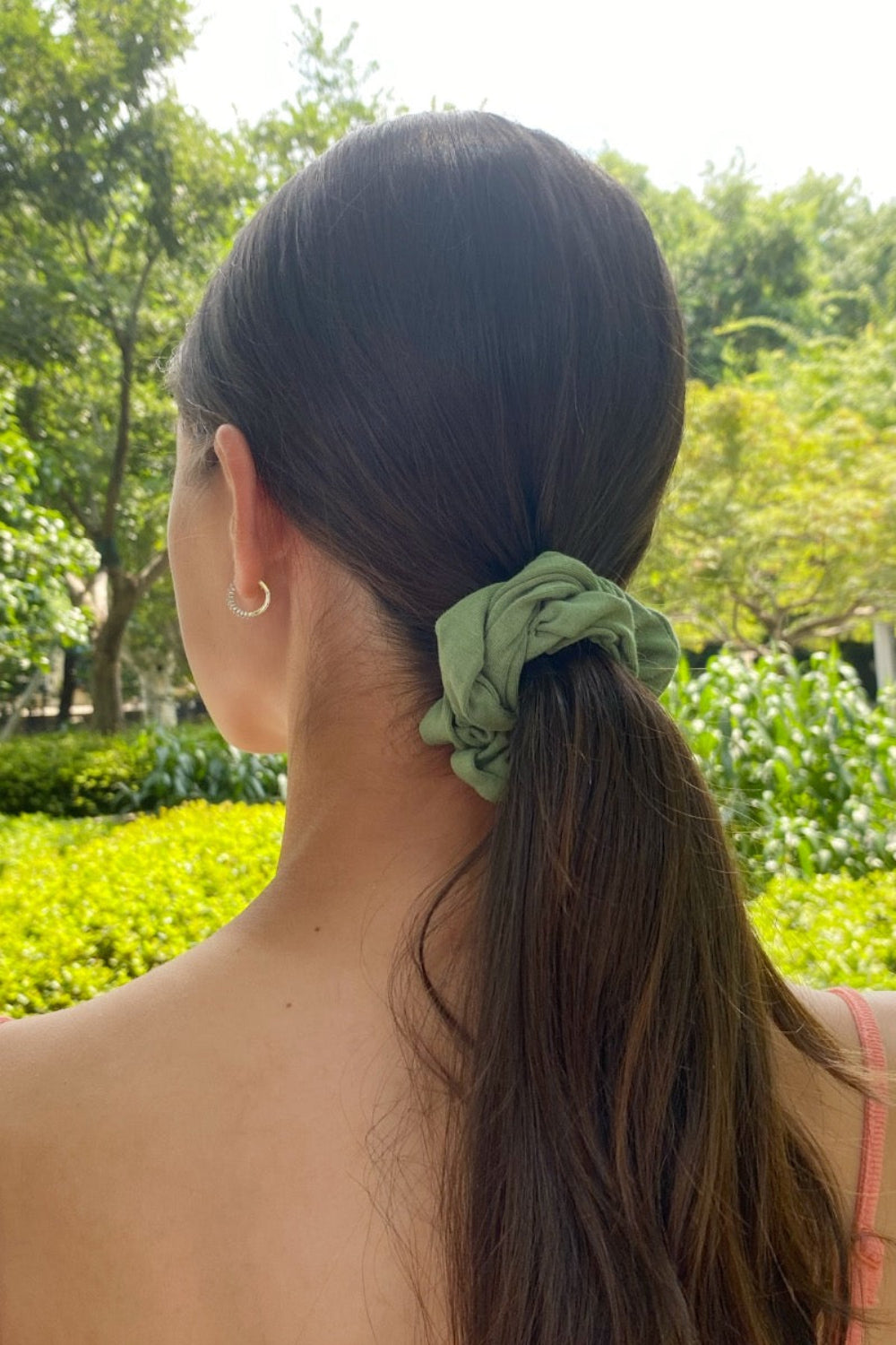 Scrunchie | Light Olive Green