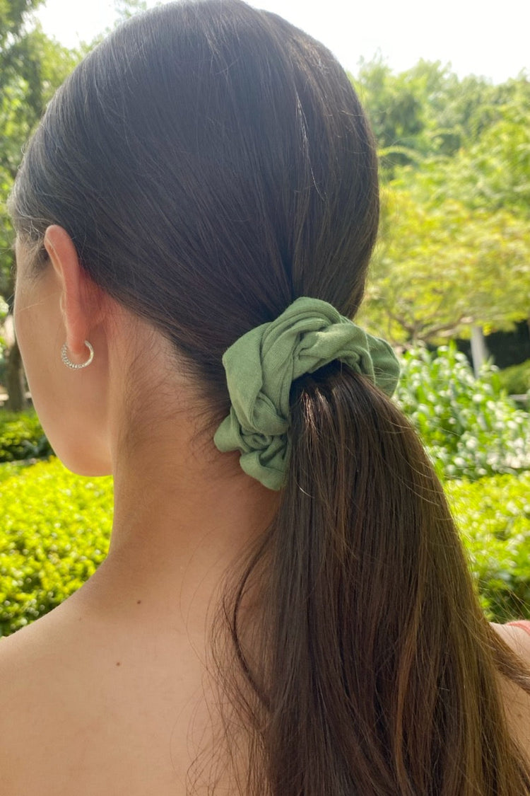 Scrunchie | Light Olive Green