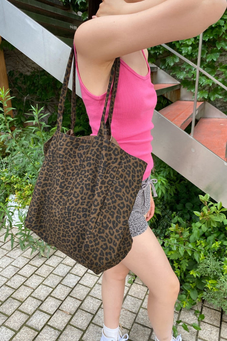 Leopard Tote Bag | Brown Leopard