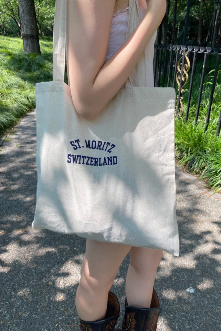 ST.Moritz Tote Bag | Ivory