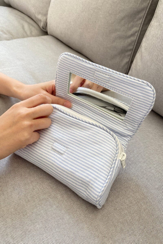 Light Blue White Stripes