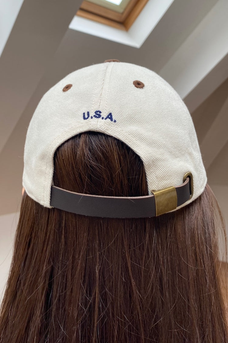 Newport Baseball Cap | Ivory