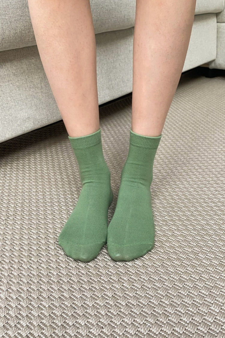 Basic Socks | Light Olive Green