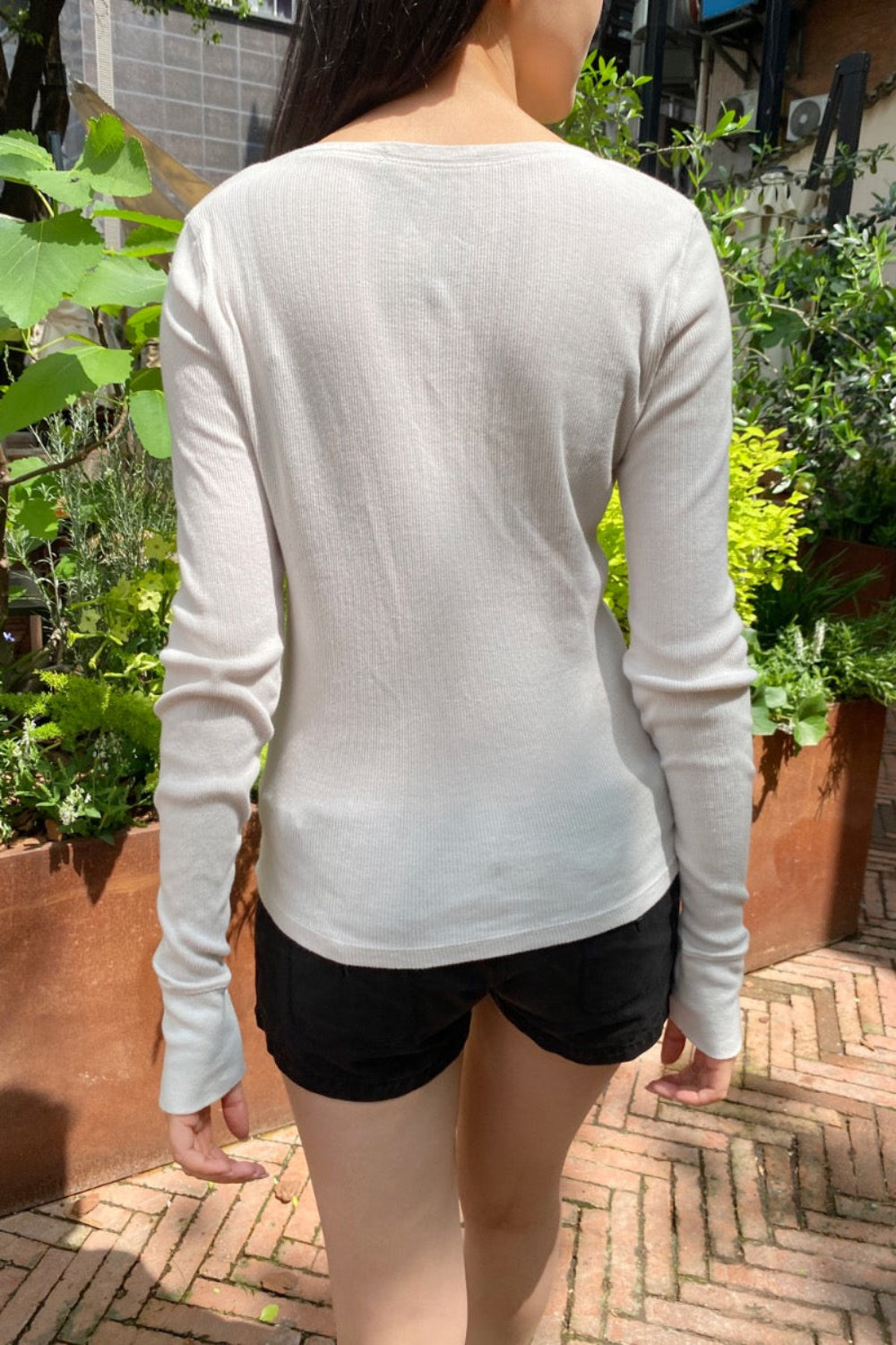 Zelly Ribbed Top | Grey / XS/S