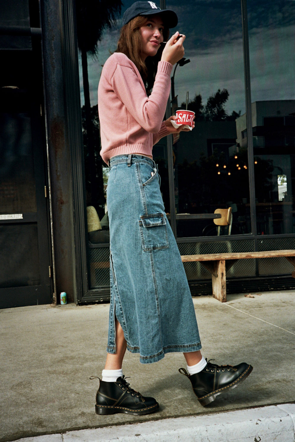 1990s Denim Skirt 90s Denim Skirt Look Kenzie 90's Denim Skirt