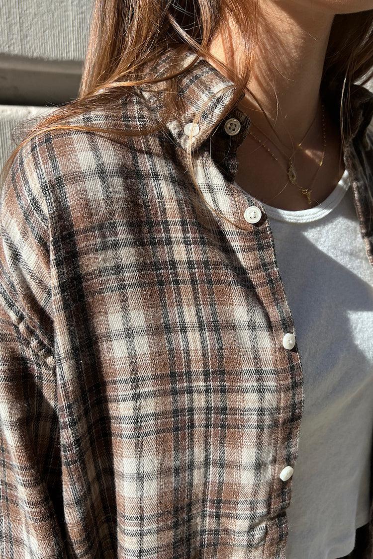 Hazel Flannel Top | Oversized Fit