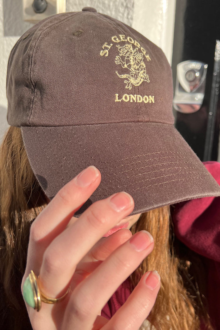 Katherine St. George London Cap | Chocolate