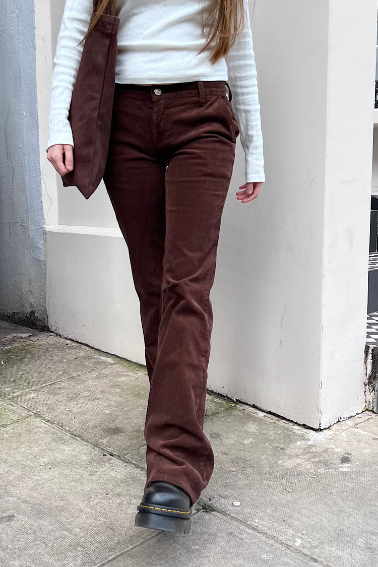 Sydney Corduroy Pants | Chocolate / S