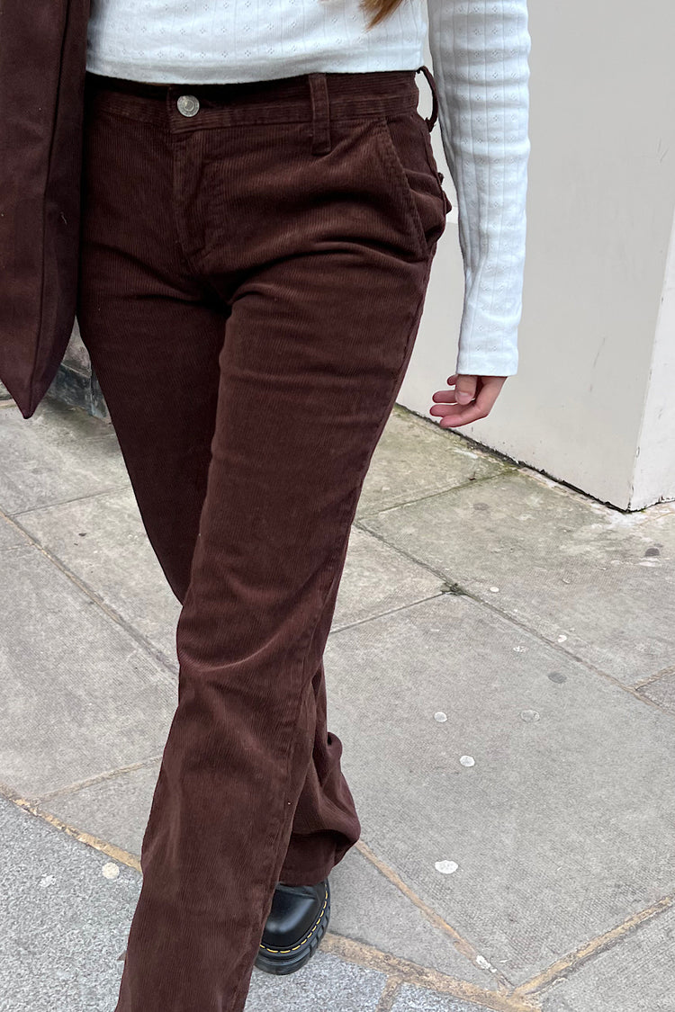 Sydney Corduroy Pants | Chocolate / S