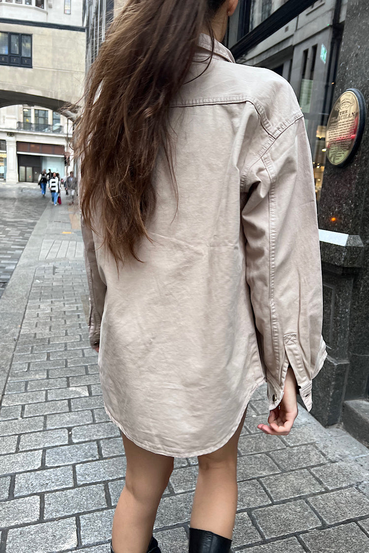 Tan / Oversized Fit