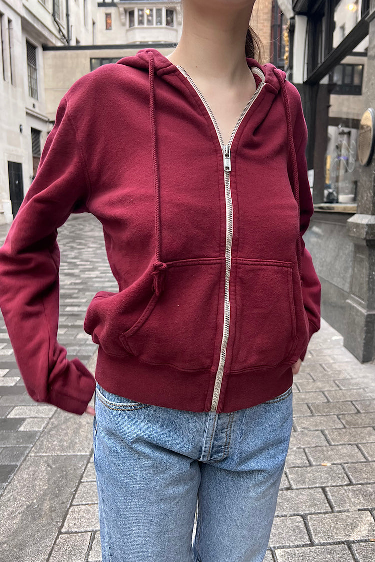 Christy Hoodie | Burgundy / Regular Fit