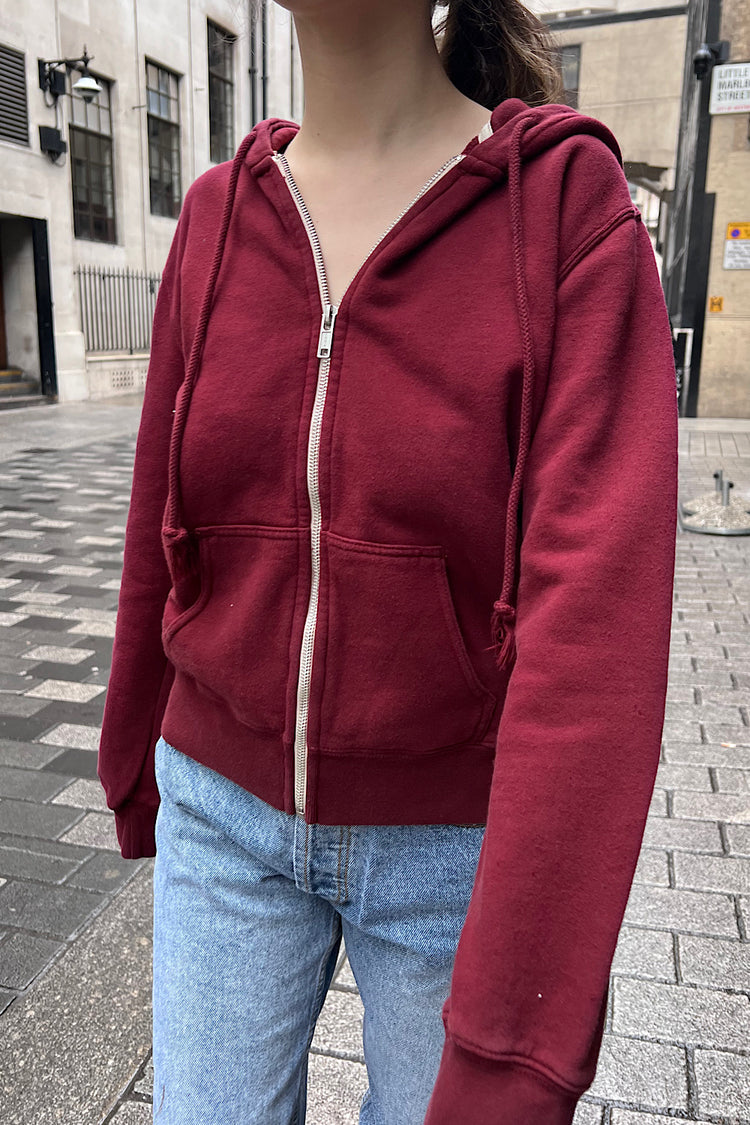 Christy Hoodie | Burgundy / Regular Fit