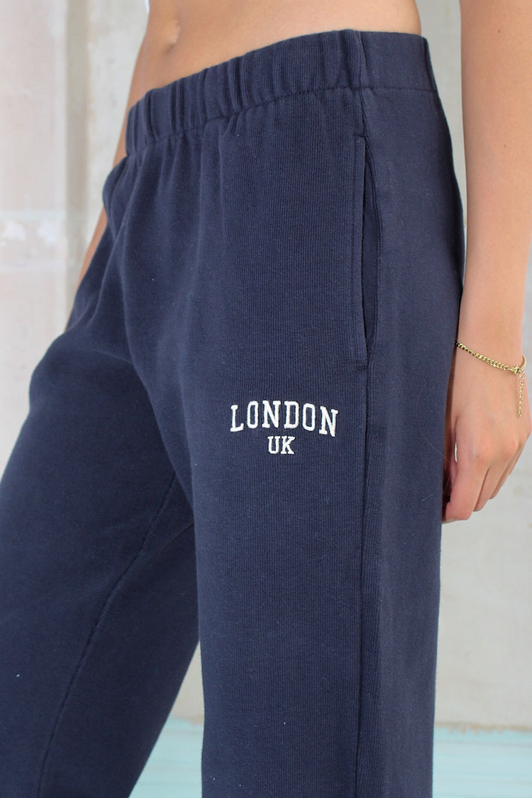 Rosa London UK Sweatpants | Navy Blue / S