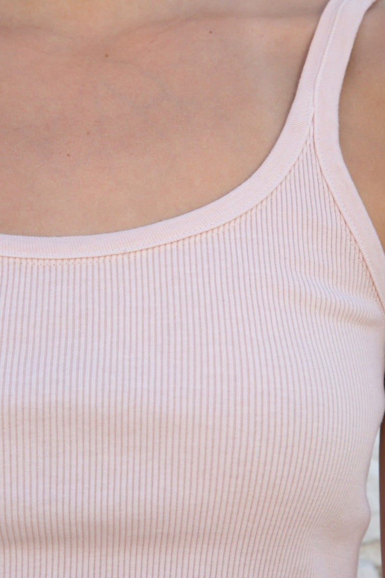Beyonca Long Tank | Pastel Pink / Regular Fit