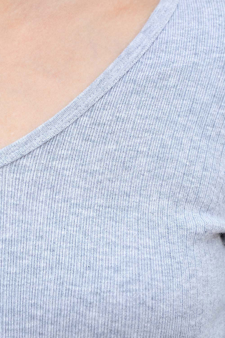 Josephine Top | Heather Grey / S