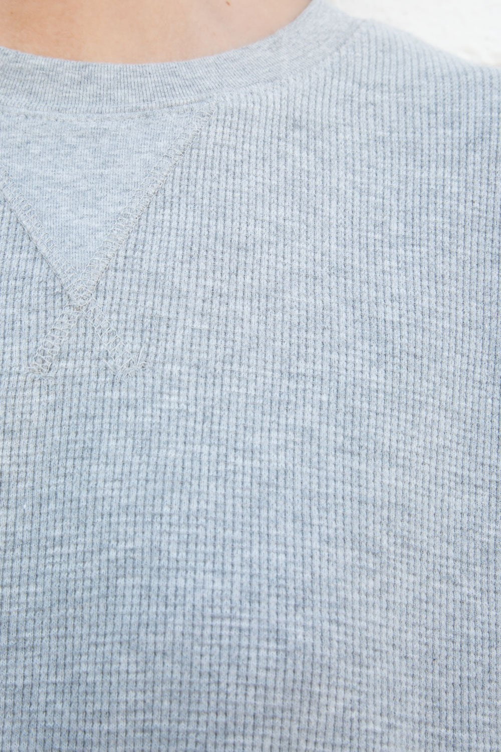 Laila Thermal Top | Heather Grey / Oversized Fit