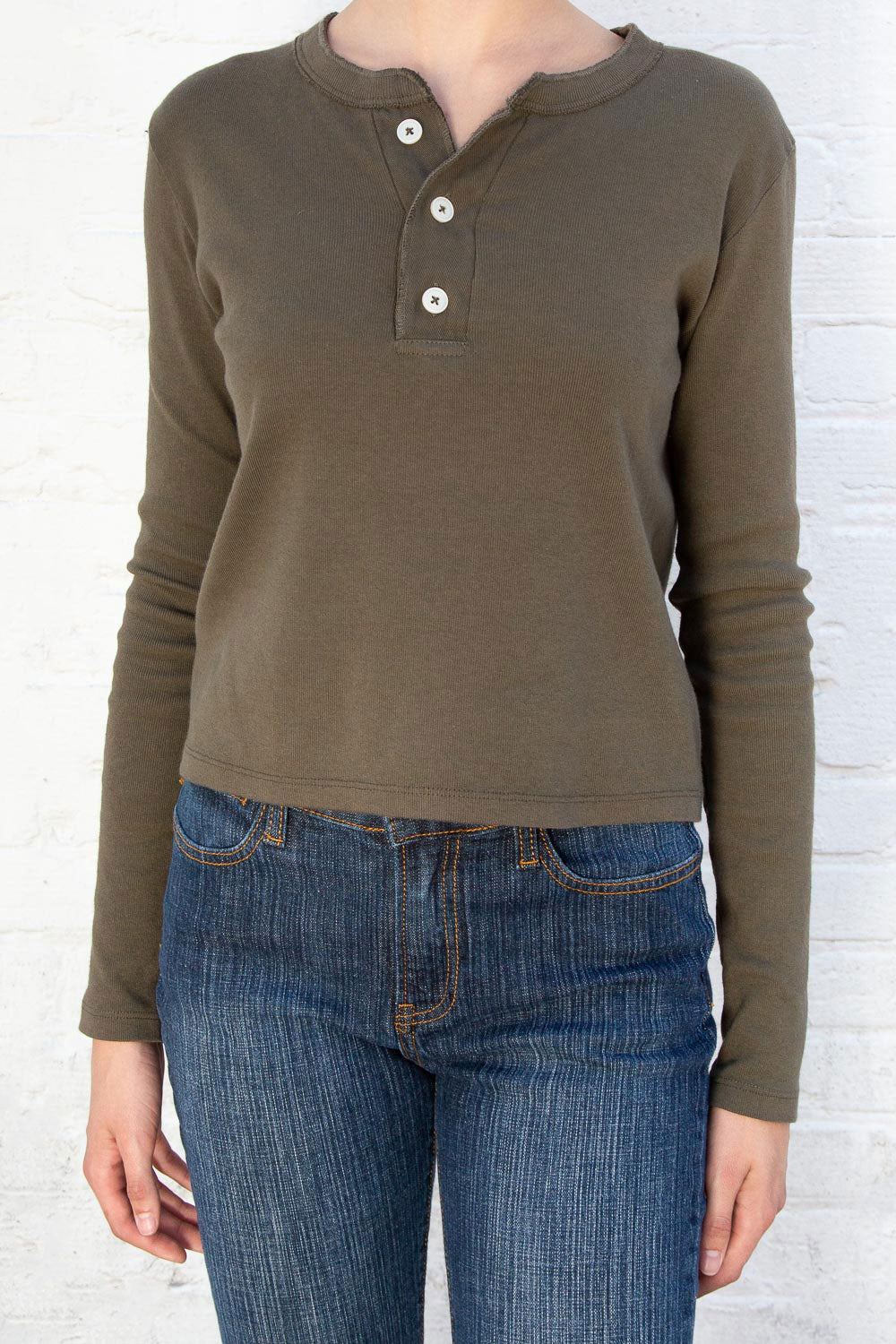Charlie Top | Olive Green / XS/S